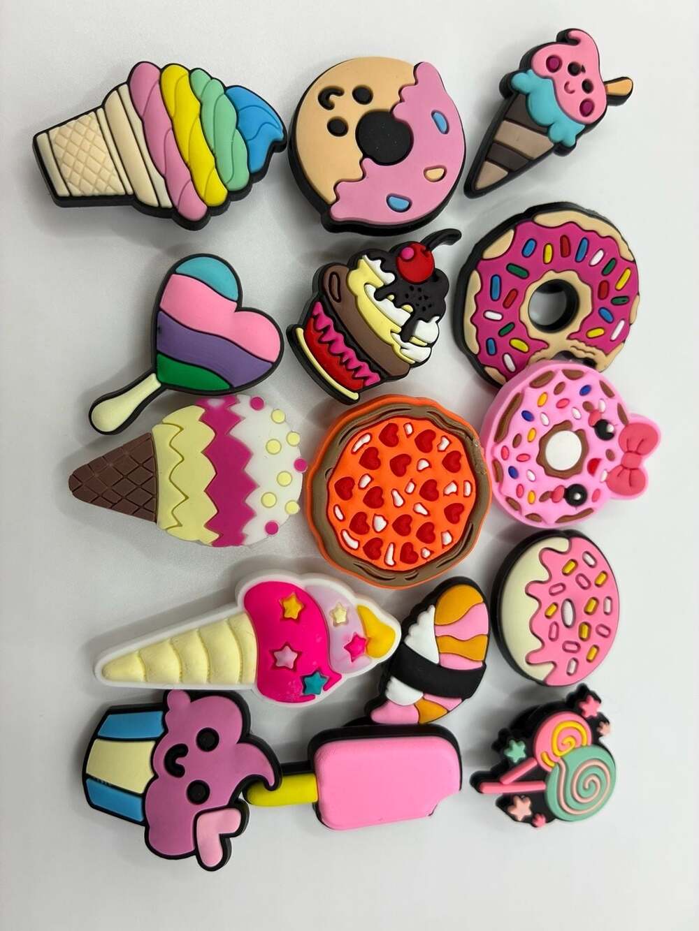 Dessert and Ice Cream PVC Shoe Charms Set for Clogs